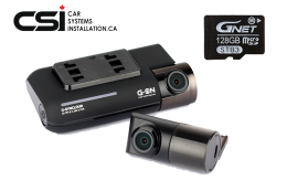 GNET GON 128GB 2CH FHD Dash cam | 60FPS | 160 angle | GPS | WiFi | Cloud | HDR | Parking mode
