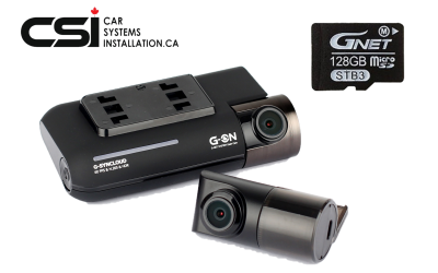 GNET GON 128GB 2CH FHD Dash cam | 60FPS | 160 angle | GPS | WiFi | Cloud | HDR | Parking mode