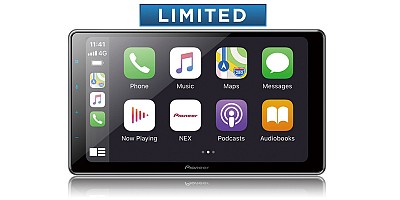 Pioneer DMH-WT7600NEX Wireless Apple Carplay, Android Auto, 9" touch screen, Floating display Single din mount 