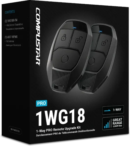 Compustar Pro 2WG15 2-Way LED Remote Start