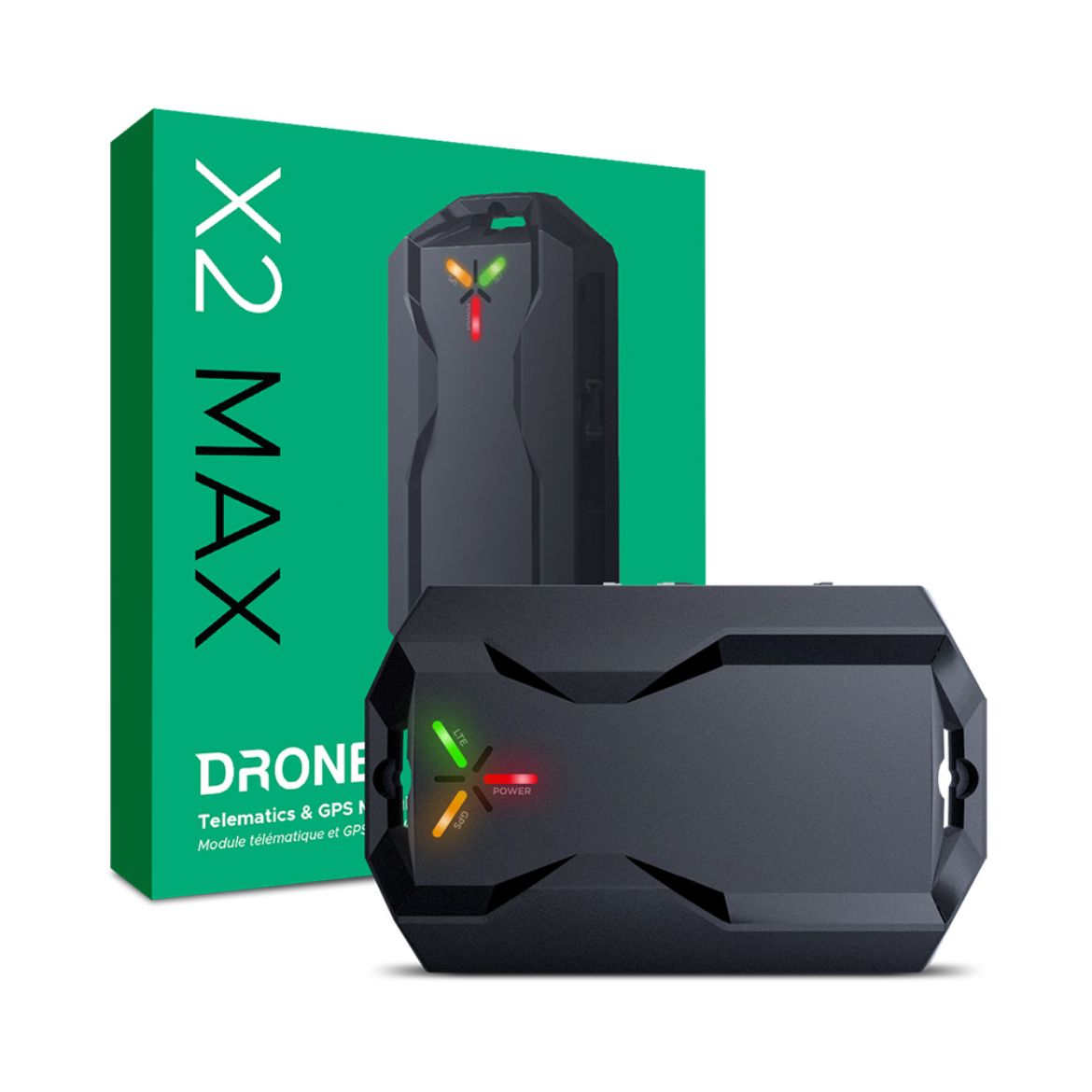 Drone X2MAX-LTE with Cell, GPS, BLE & Backup Battery