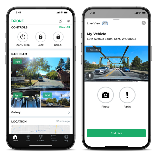 Drone XC2 Dash Camera with LTE + GPS + Wi-Fi