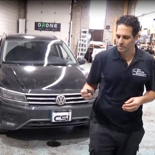 Volkswagen dash cam installation