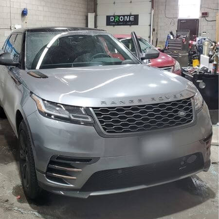 Range Rover backup camera installation